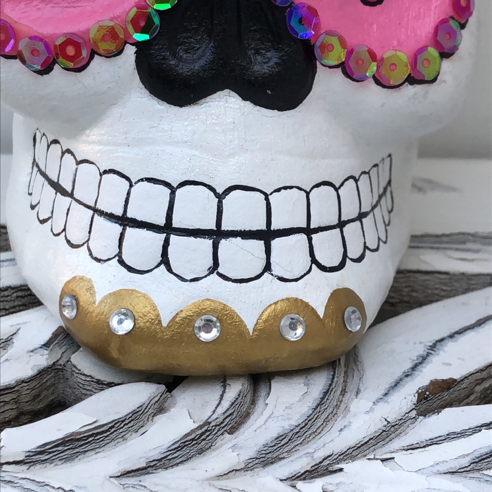 Día de los Muertos skull - Picture 4 of 8